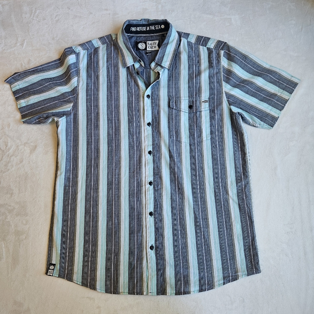 Salty Crew Mens Large Button Down Shirt